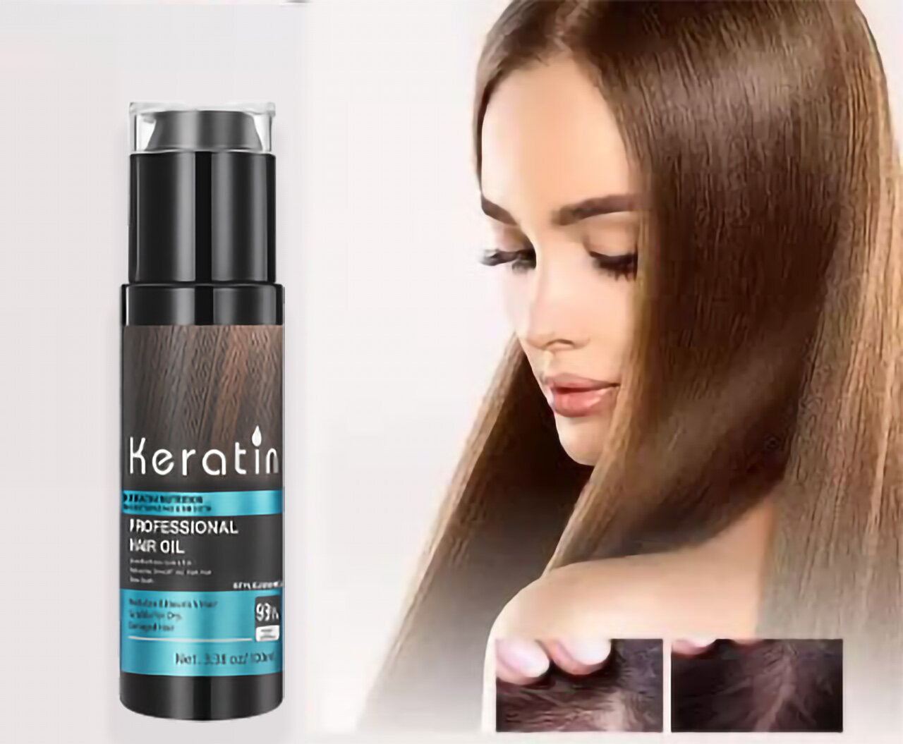 ARK Keratin Professional Hair Oil Serum 100ml | Repair, Smooth, Shine & Frizz Control for All Hair Types