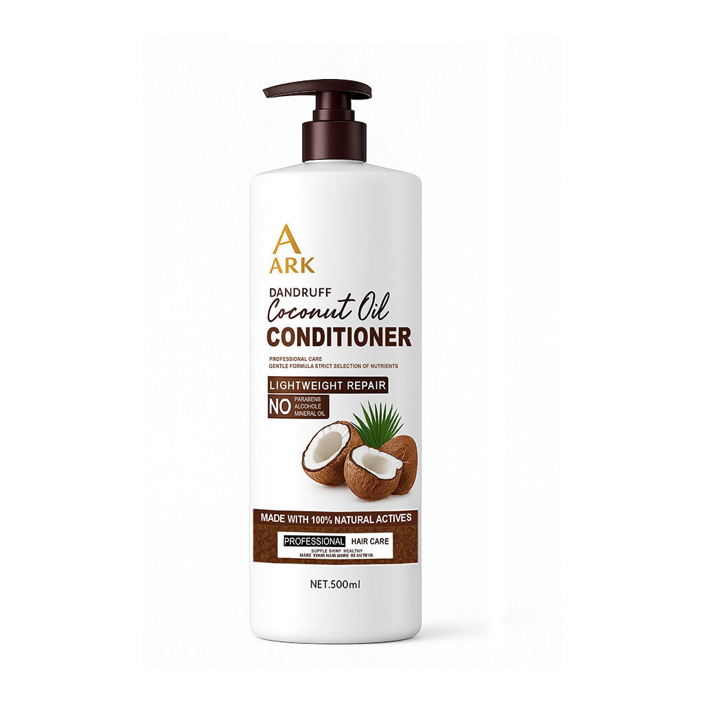 4in1 ARK Coconut Oil Shampoo,Conditioner, Hairmask & ShowerGel 500ml Set | Nourishing, Anti-Dandruff & Moisturizing Hair Care