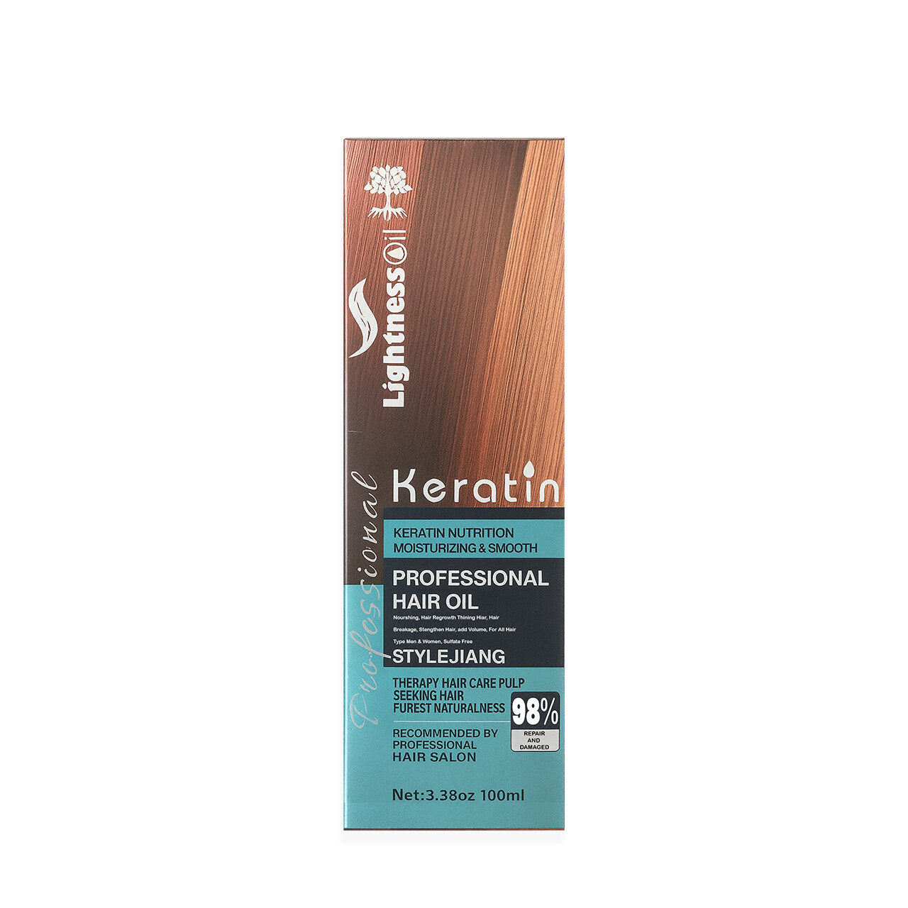 ARK Keratin Professional Hair Oil Serum 100ml | Repair, Smooth, Shine & Frizz Control for All Hair Types