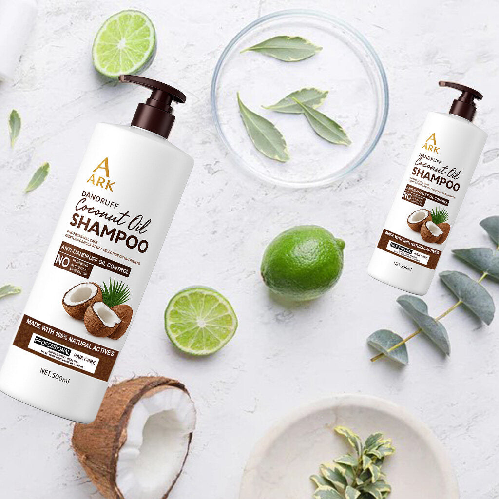 ARK Coconut Oil Nourishing Shampoo 500ml | Anti-Dandruff, Moisturizing & Smoothing