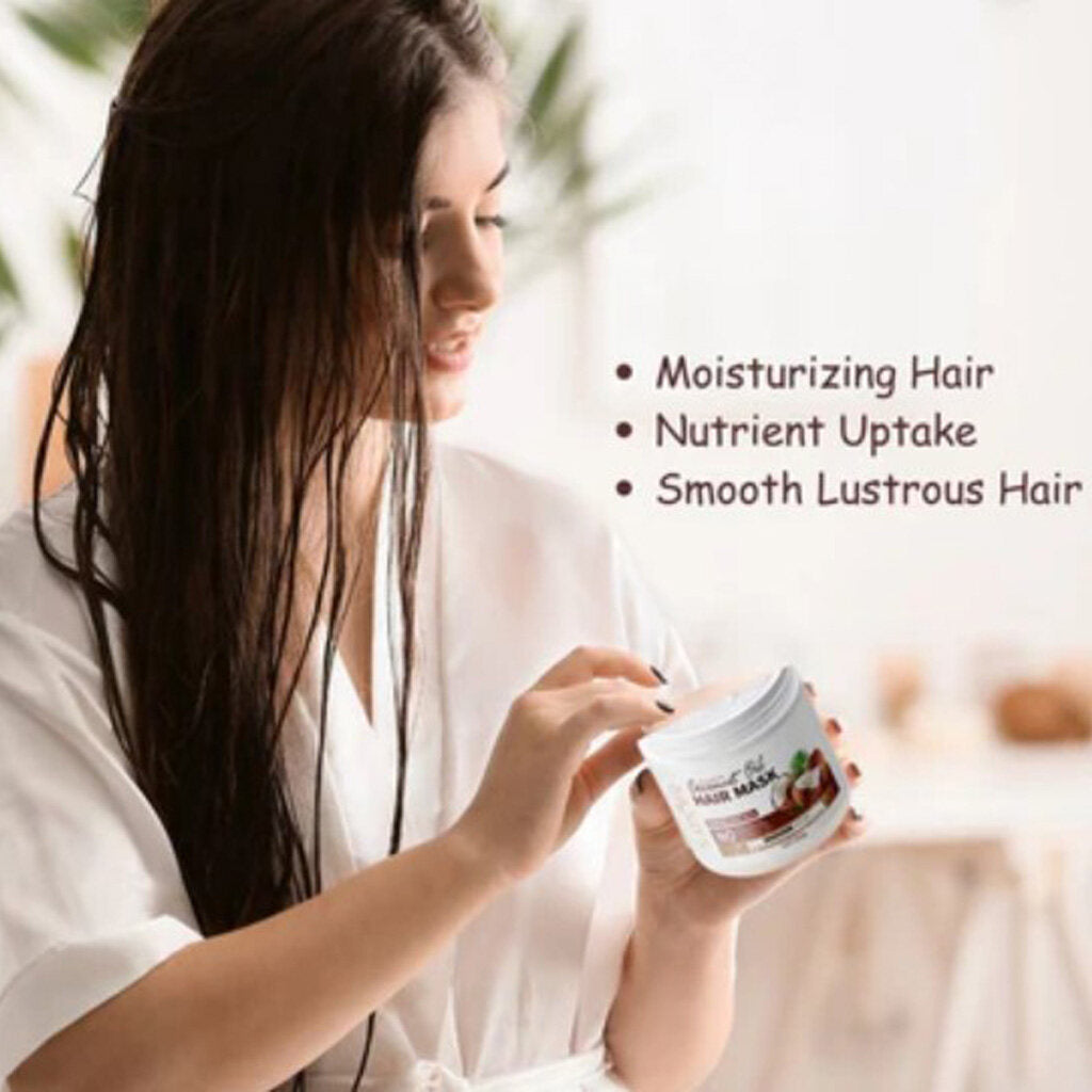 3in1 ARK Coconut Oil Shampoo,Conditioner & Hairmask 500ml Set | Nourishing, Anti-Dandruff & Moisturizing Hair Care
