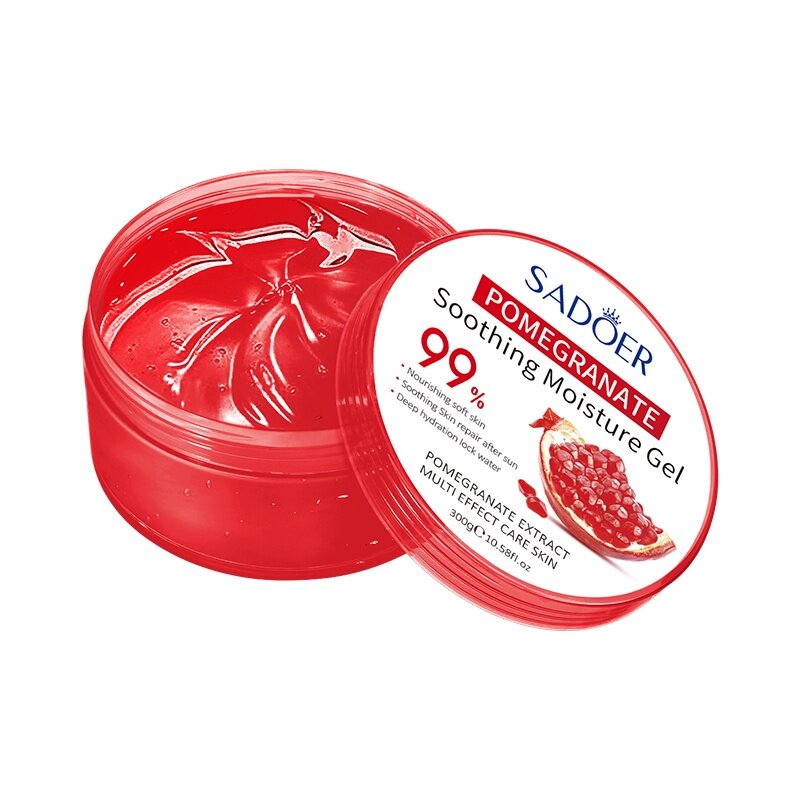 5in1 Skincare Gel Set – Pomegranate, Vitamin C, Aloe Vera, Snail & Moisturizer | Sadoer + Bioaqua + Lifusha