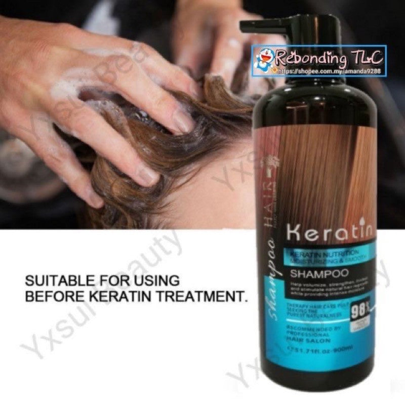 Keratin Smooth Shampoo 900ml Anti-Frizz