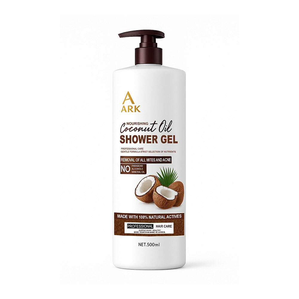 4in1 ARK Coconut Oil Shampoo,Conditioner, Hairmask & ShowerGel 500ml Set | Nourishing, Anti-Dandruff & Moisturizing Hair Care