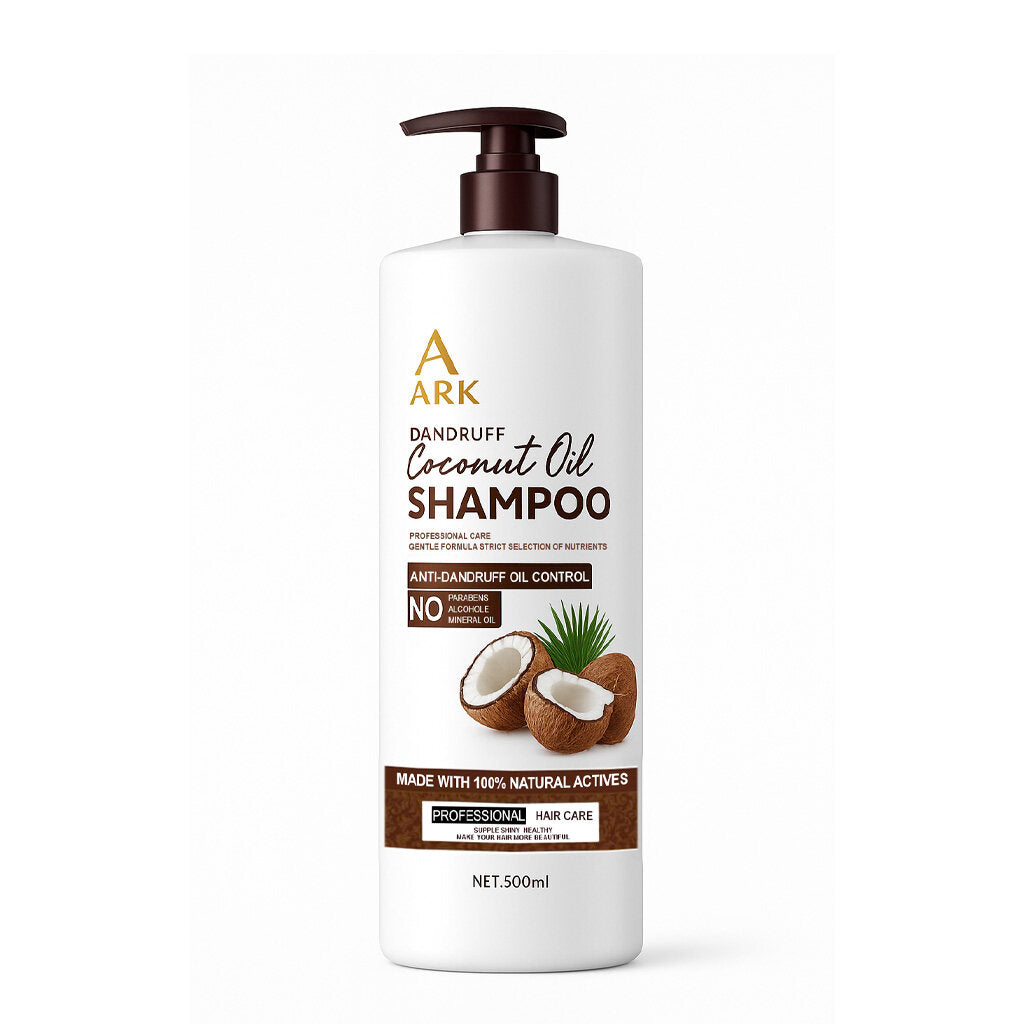 4in1 ARK Coconut Oil Shampoo,Conditioner, Hairmask & ShowerGel 500ml Set | Nourishing, Anti-Dandruff & Moisturizing Hair Care