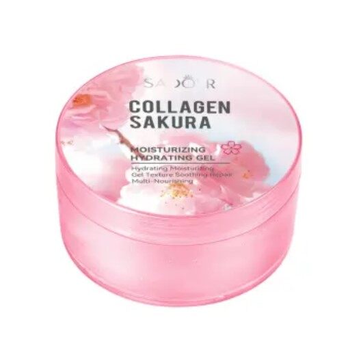 Sadoer Collagen Sakura Set – Eye Cream + Gel + Cleanser | 3in1 Anti-Aging & Brightening Care