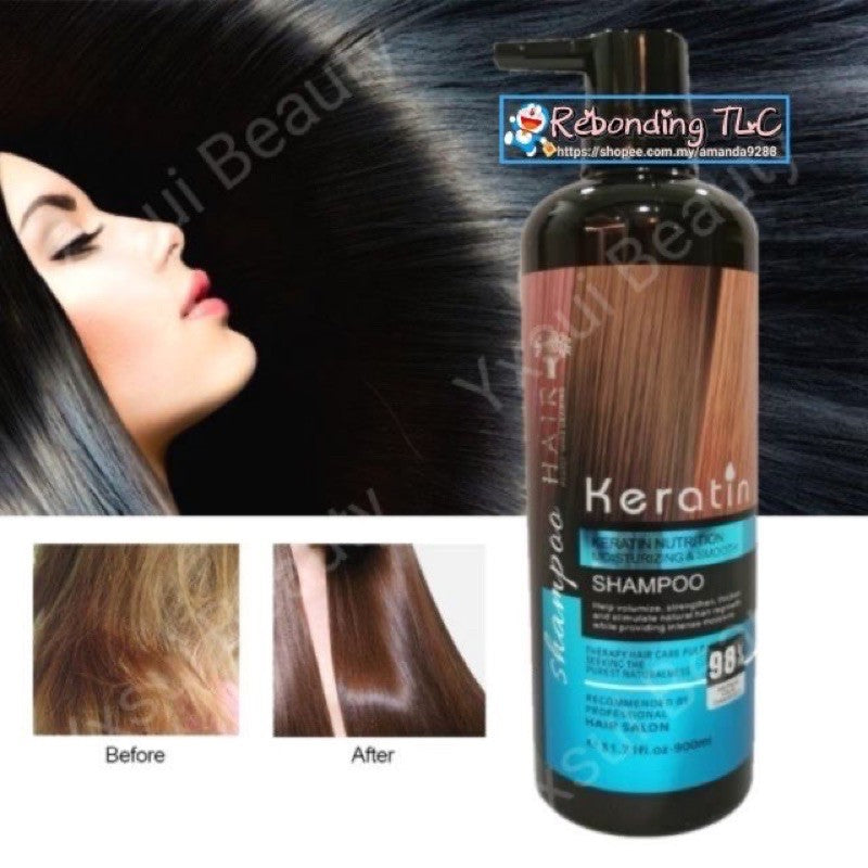 Keratin Smooth Shampoo 900ml Anti-Frizz