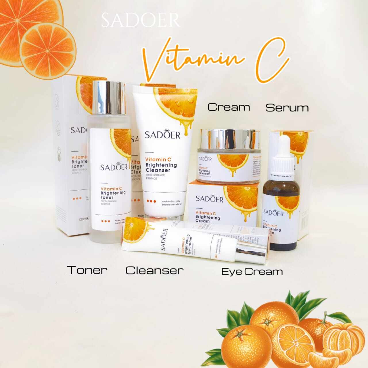 Whitening SADOER 8in1 VC Serum Mask