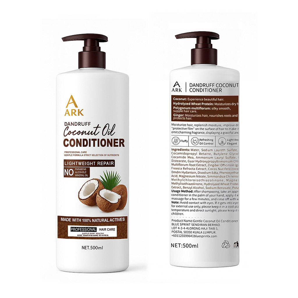 ARK Coconut Oil Conditioner 500ml | Moisturizing, Detangling & Smoothing Care