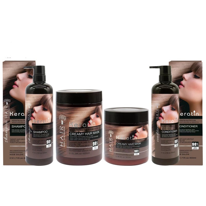 Keratin Smooth Shampoo, Conditioner Set