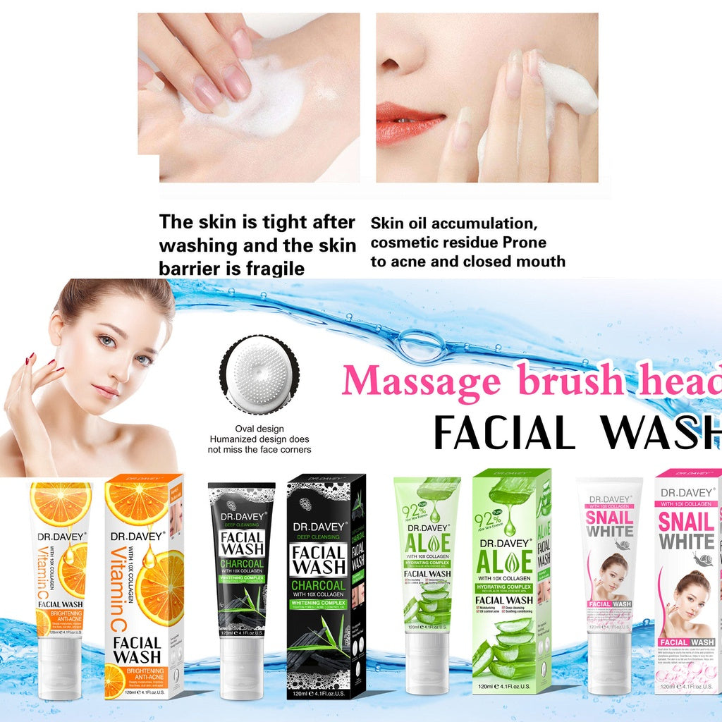DR.DAVEY Vitamin C Facial Cleanser Brightening Wash