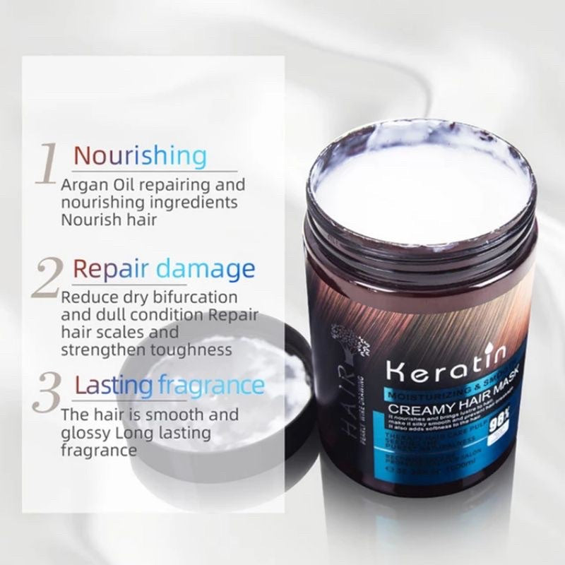 Keratin Moisturizing & Smooth Hair Mask