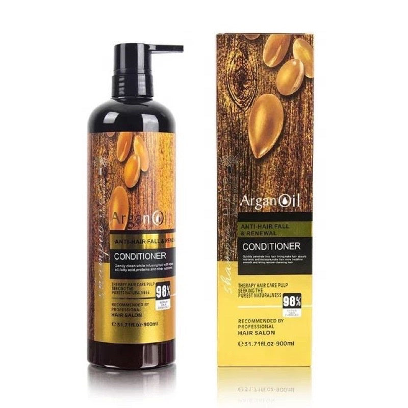 Keratin Argan Shampoo, Conditioner & Treatment Set