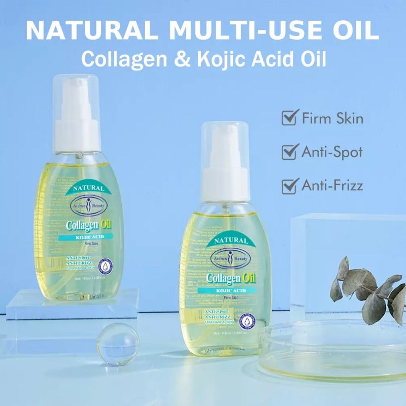 Kojic Acid Collagen Oil for Skin & Hair