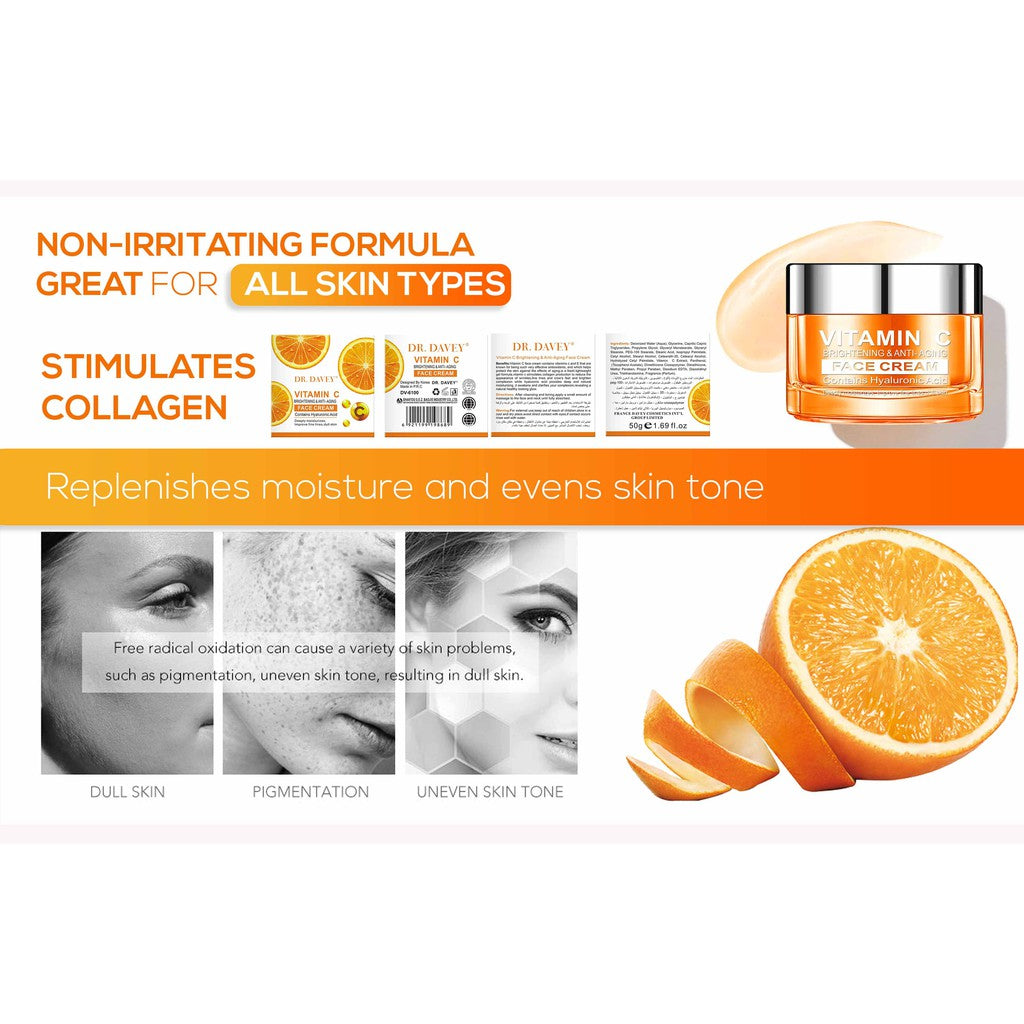 Dr. Davey Vitamin C Whitening Moisturizing Cream