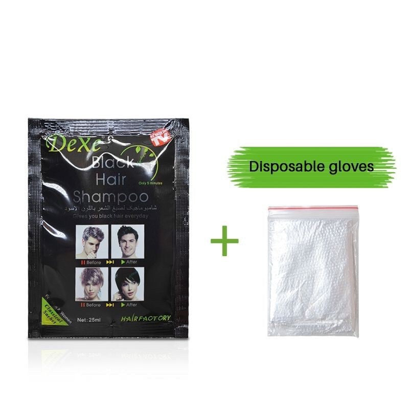 DEXE Black Hair Shampoo 10 Sachets