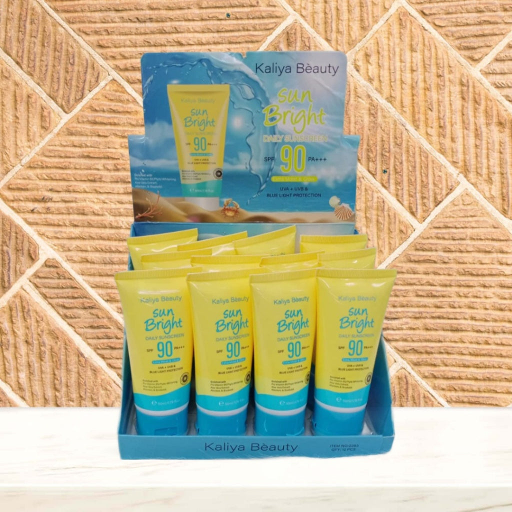 Kaliya Beauty Sun Bright Sunscreen 12 Pcs