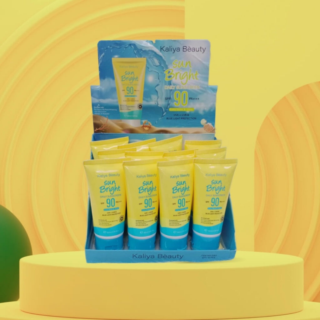 Kaliya Beauty Sun Bright Sunscreen 12 Pcs