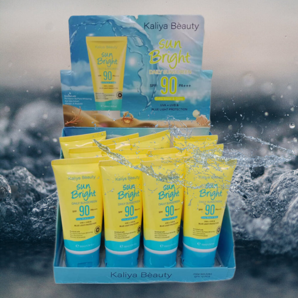 Kaliya Beauty Sun Bright Sunscreen 12 Pcs