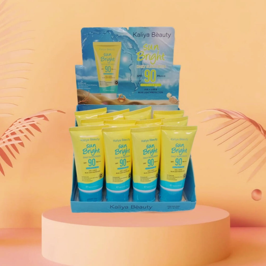 Kaliya Beauty Sun Bright Sunscreen 12 Pcs