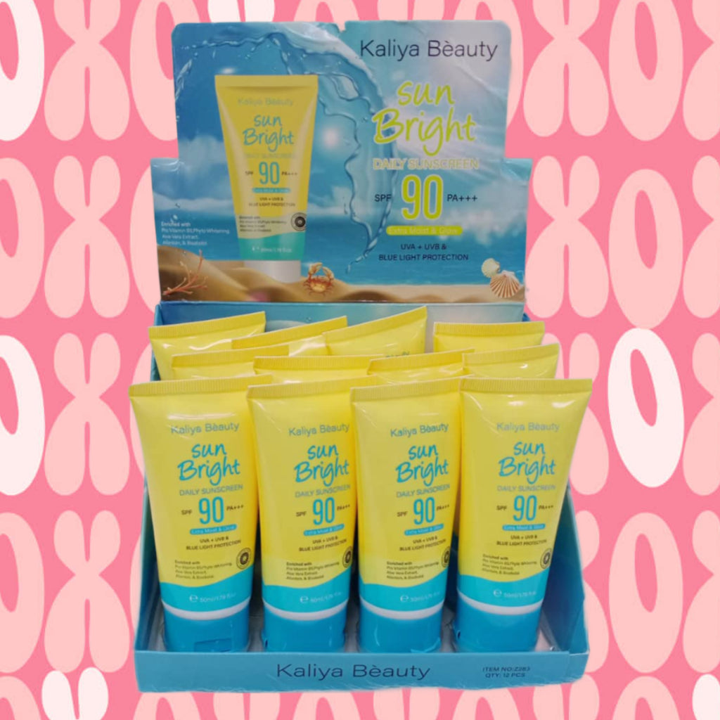Kaliya Beauty Sun Bright Sunscreen 12 Pcs