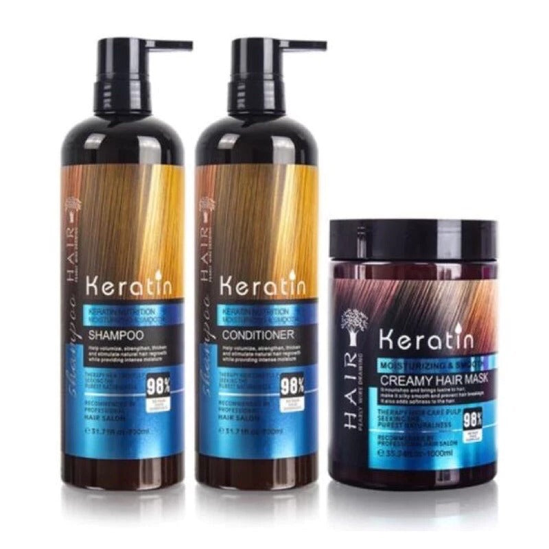 Keratin 4in1 Hair Care Set & Lavender Mask