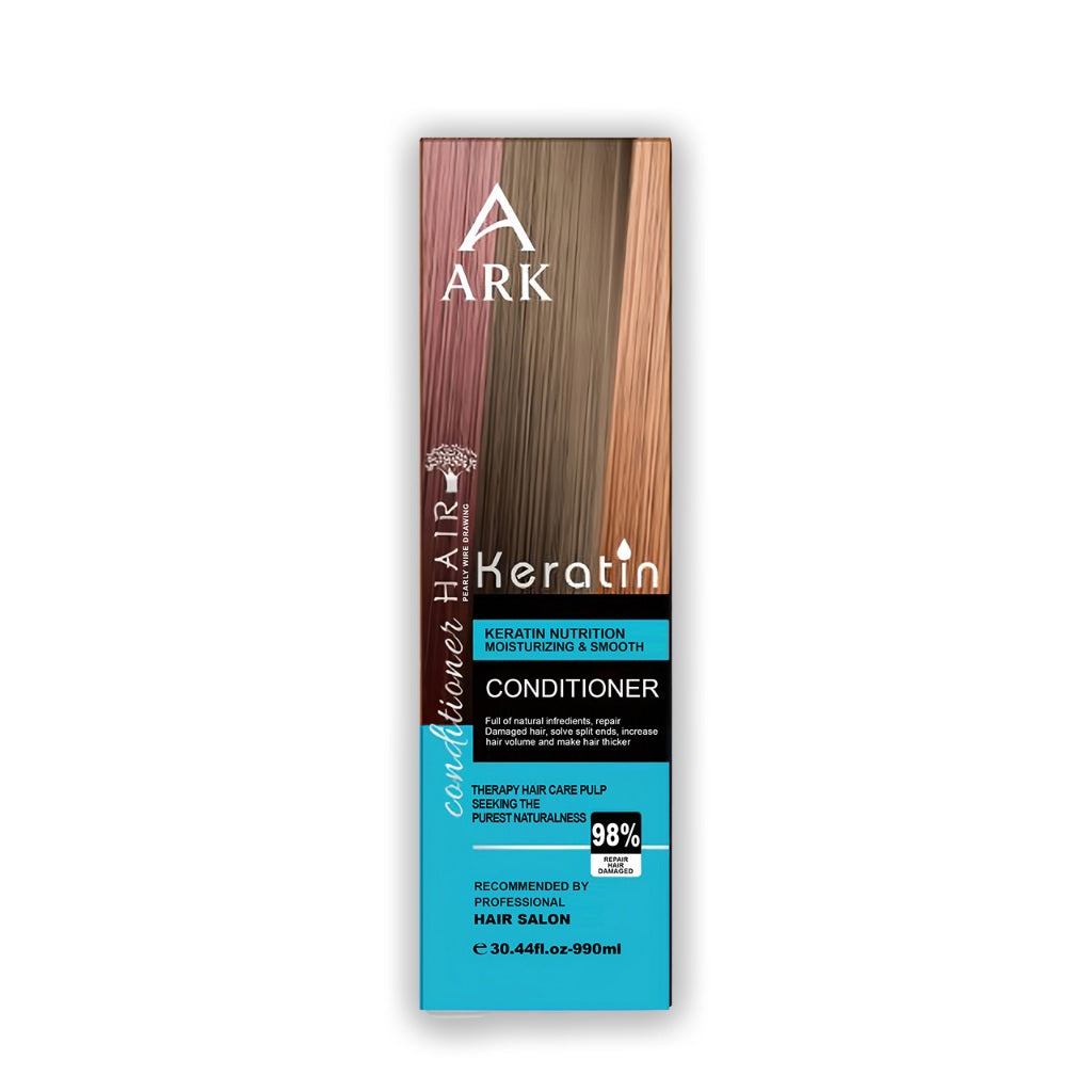 2in1 ARK Keratin Conditioner 990ml & Hair Mask 1090ml | Deep Moisturize, Repair, Smooth, Salon Care