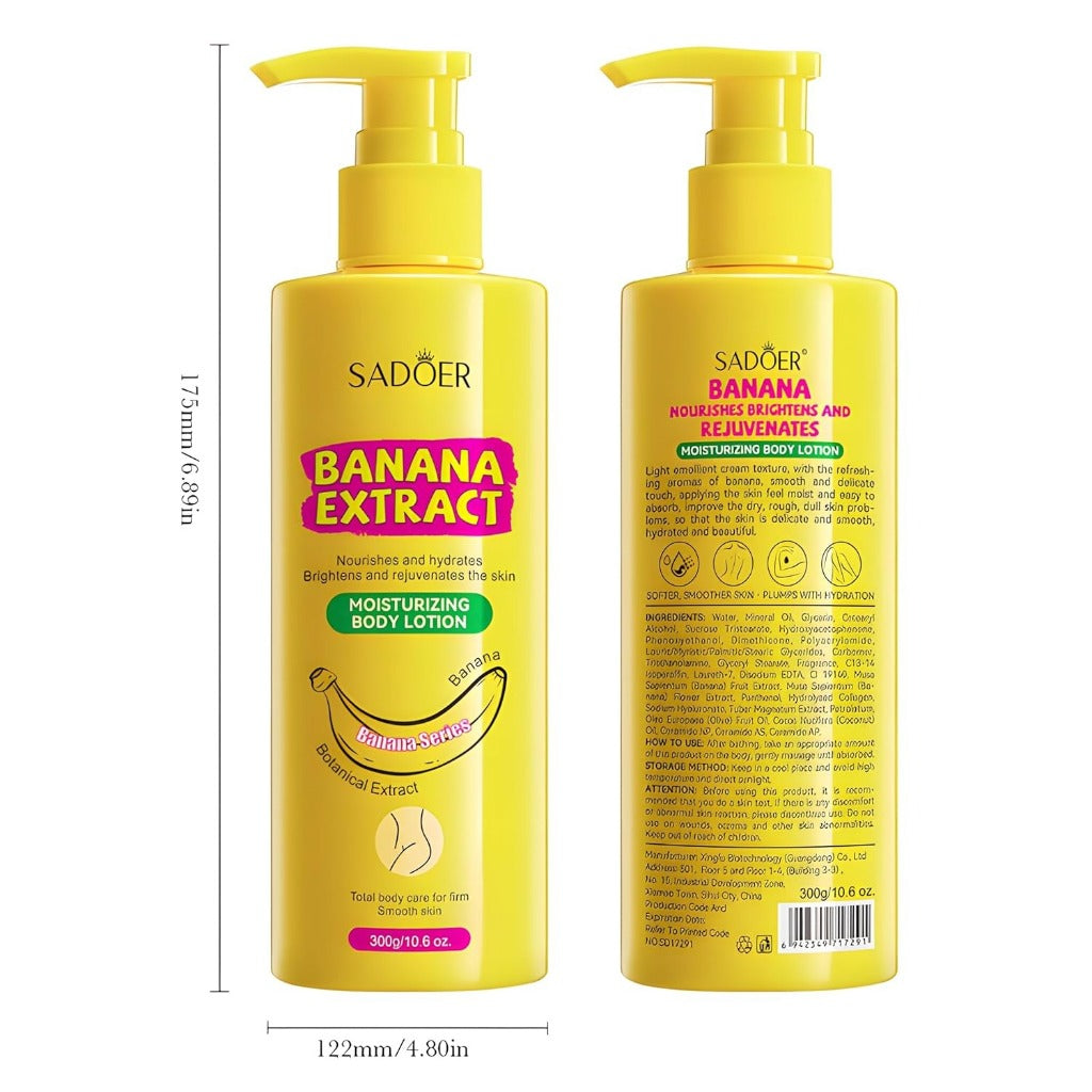 Sadoer Banana Body Lotion 300g Nourishing