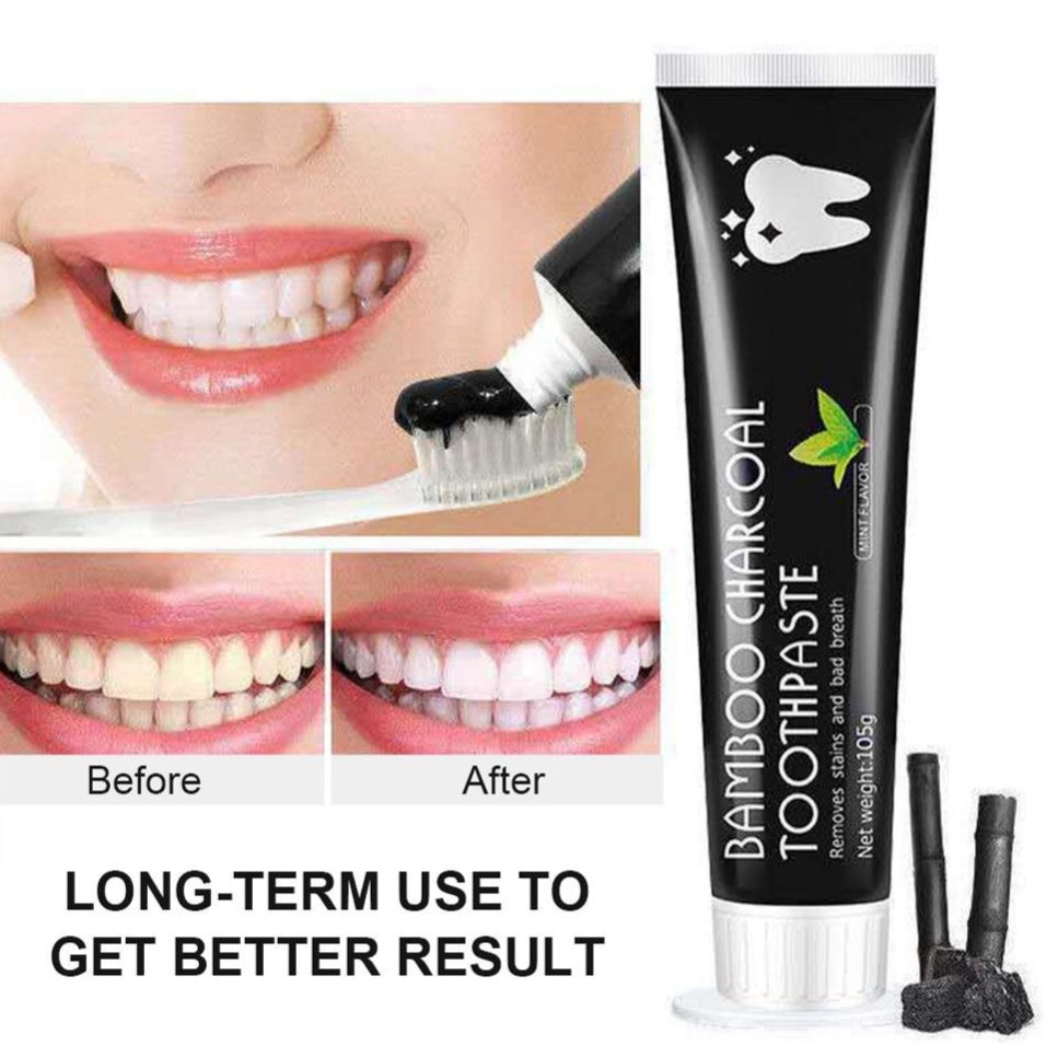 Bamboo Charcoal Toothpaste Teeth Whitening Paste