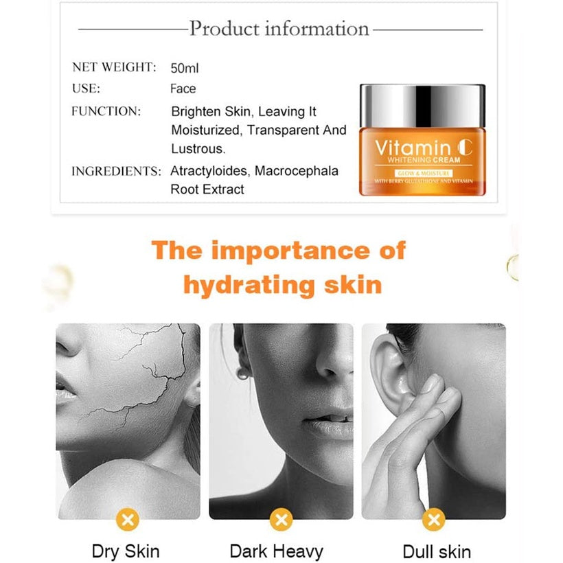 Disaar Vitamin C Hyaluronic Face Cream