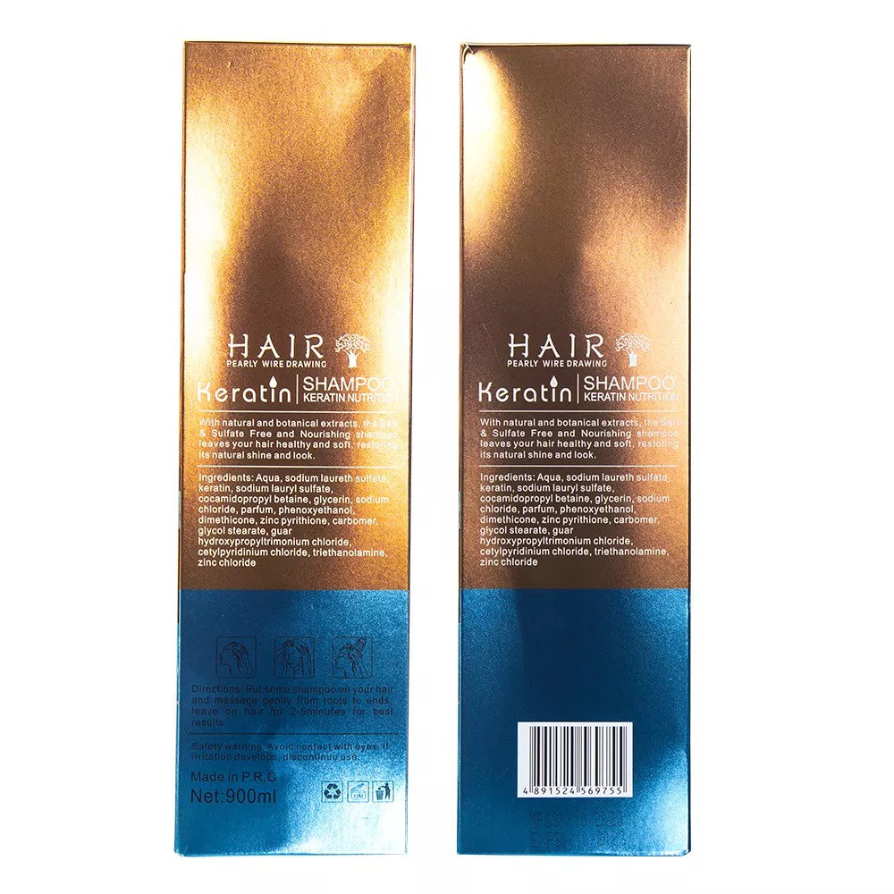 900ml Keratin Shampoo & Conditioner Set