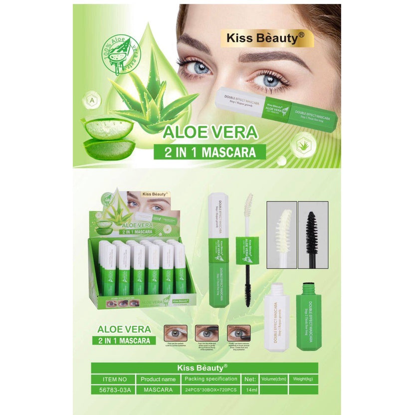 KISS BEAUTY Aloe Vera Lash & Brow Mascara Gel