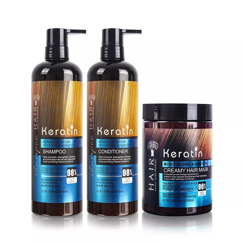 900ml Keratin Shampoo & Conditioner Set