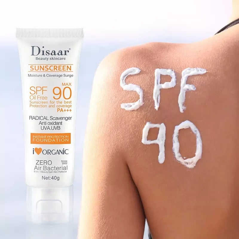 Disaar Sunscreen SPF90+ Oil-Free Sunblock