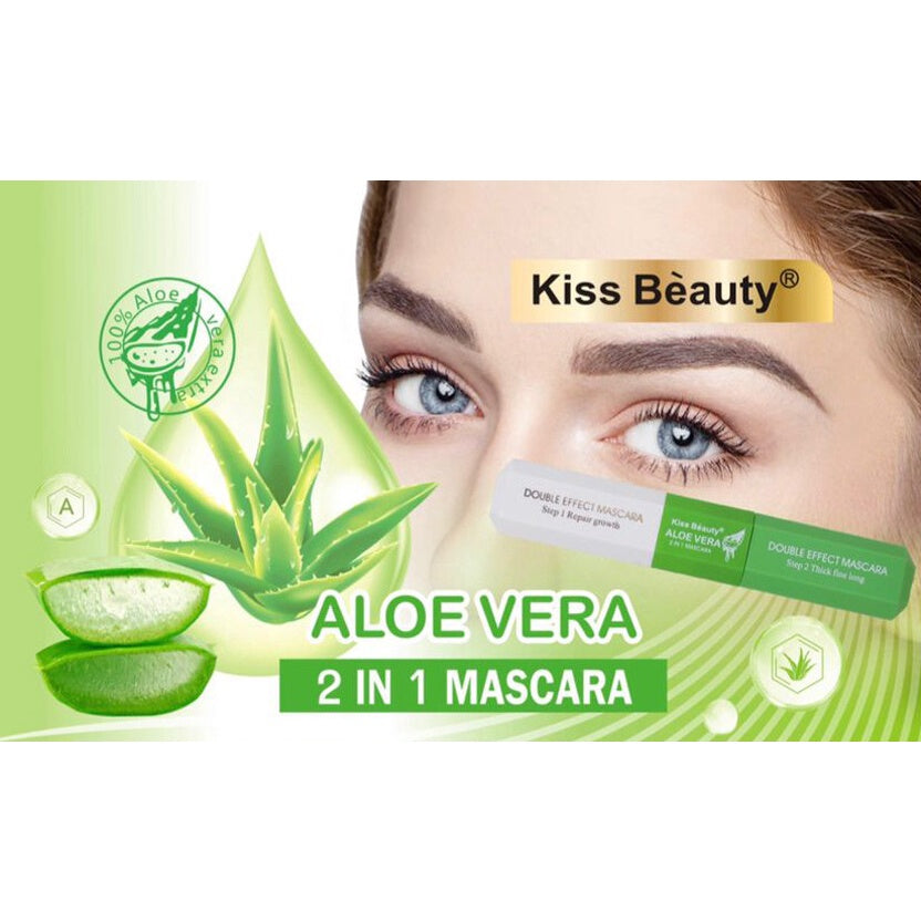KISS BEAUTY Aloe Vera Lash & Brow Mascara Gel