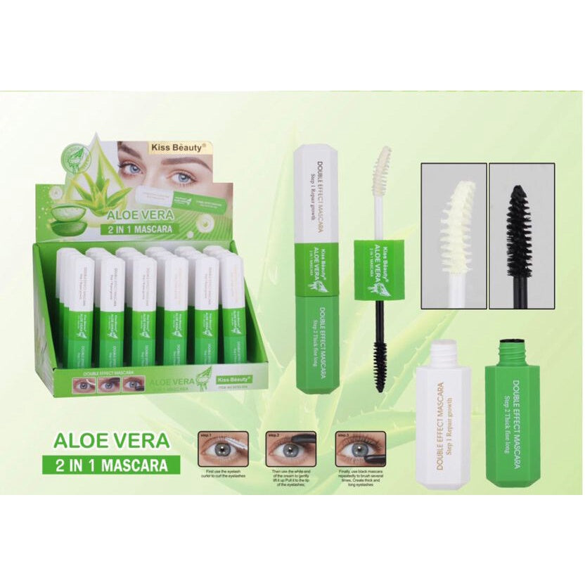 KISS BEAUTY Aloe Vera Lash & Brow Mascara Gel