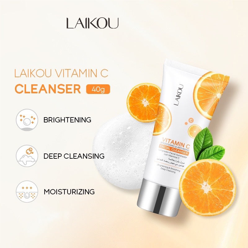 Vitamin C Brightening Anti-Aging Facial Foam