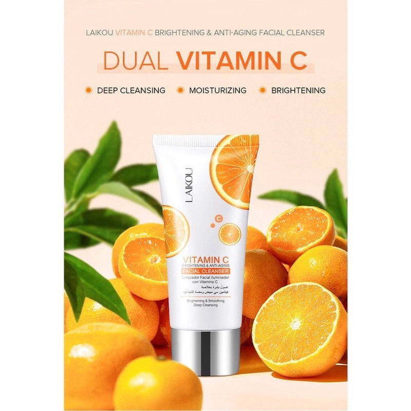 Vitamin C Brightening Anti-Aging Facial Foam