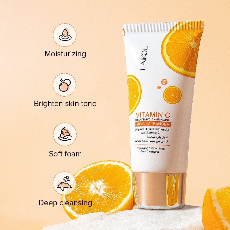 Vitamin C Brightening Anti-Aging Facial Foam
