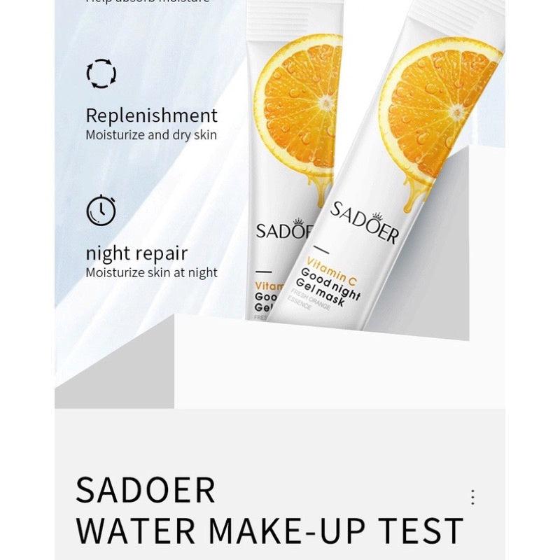 SADOER Vitamin C Good Night Gel Mask 4ml x 20pcs
