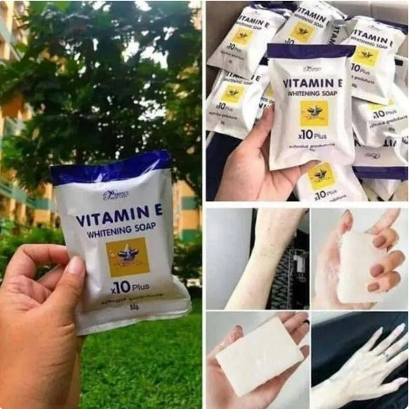Vitamin E Whitening Soap X10 for Dark Spots