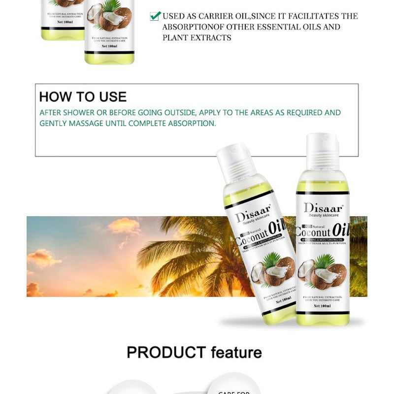 Disaar Coconut Face & Massage Oil