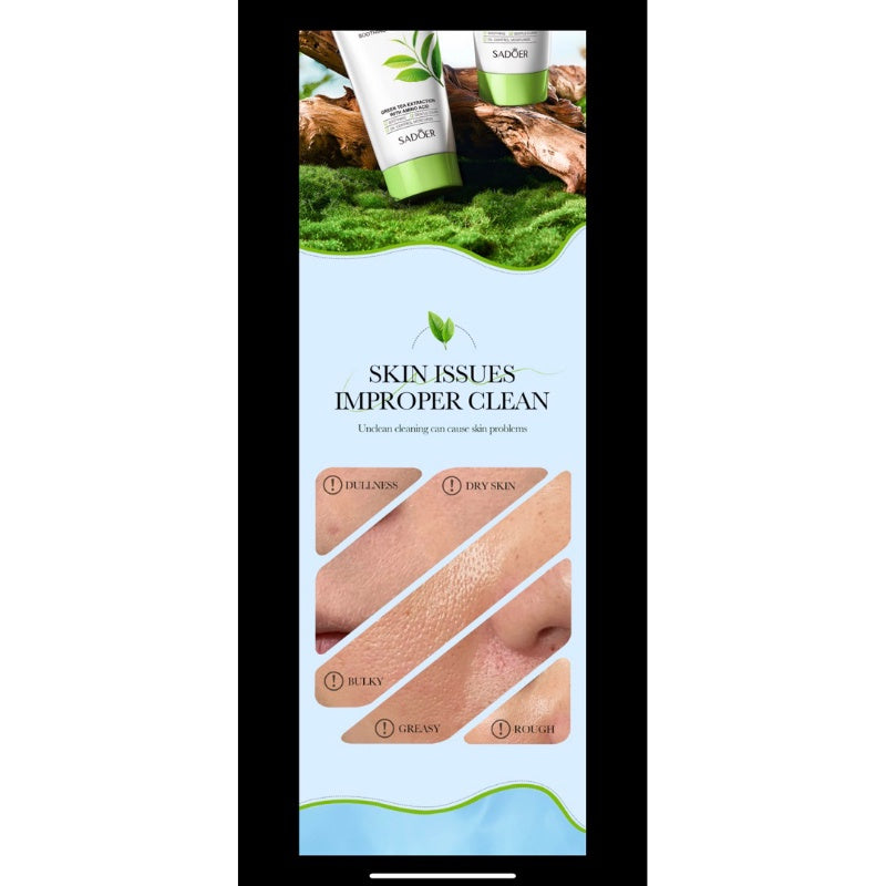 Green Tea Deep Cleaning Oil Control Face Wash