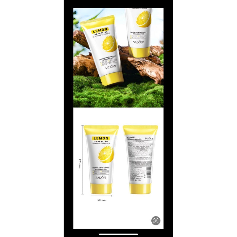 Lemon Deep Cleaning Oil Control Face Wash