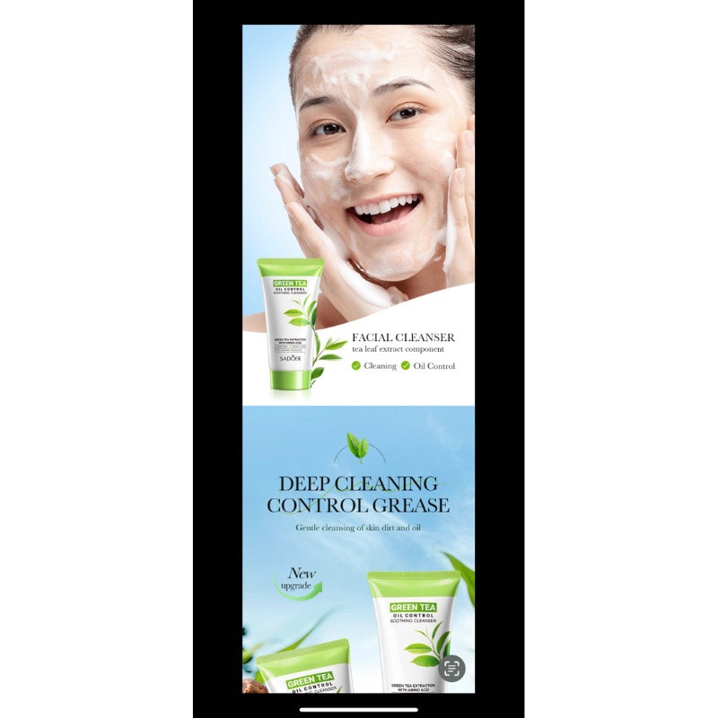 Green Tea Deep Cleaning Oil Control Face Wash