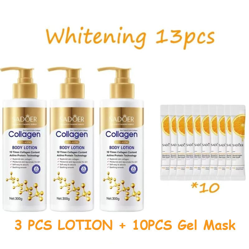 SADOER Collagen 3pcs Hair & Skin Care Set