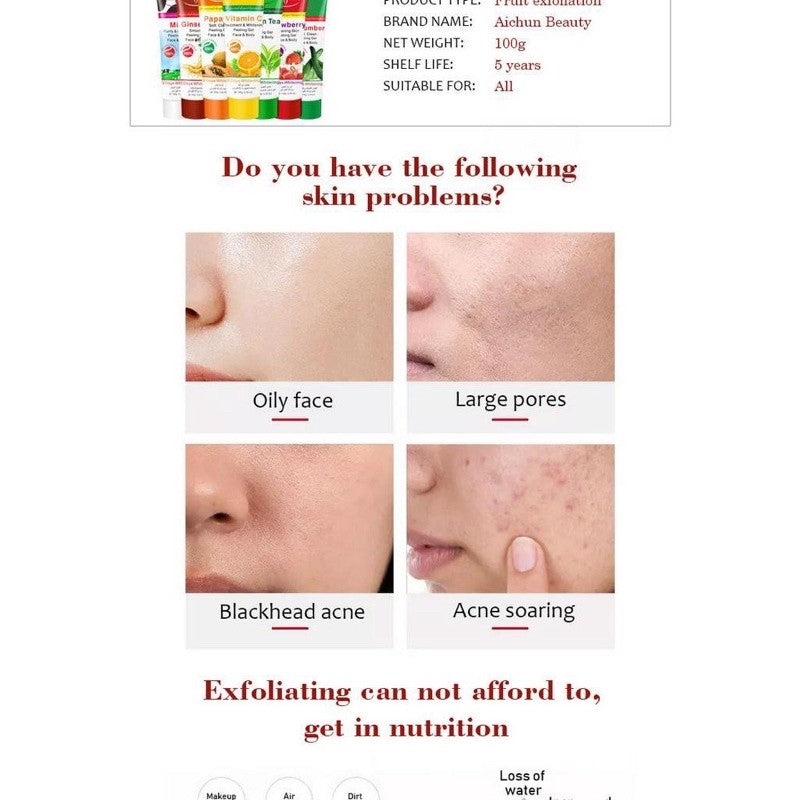 Aichun Beauty Papaya Exfoliating Gel 100g