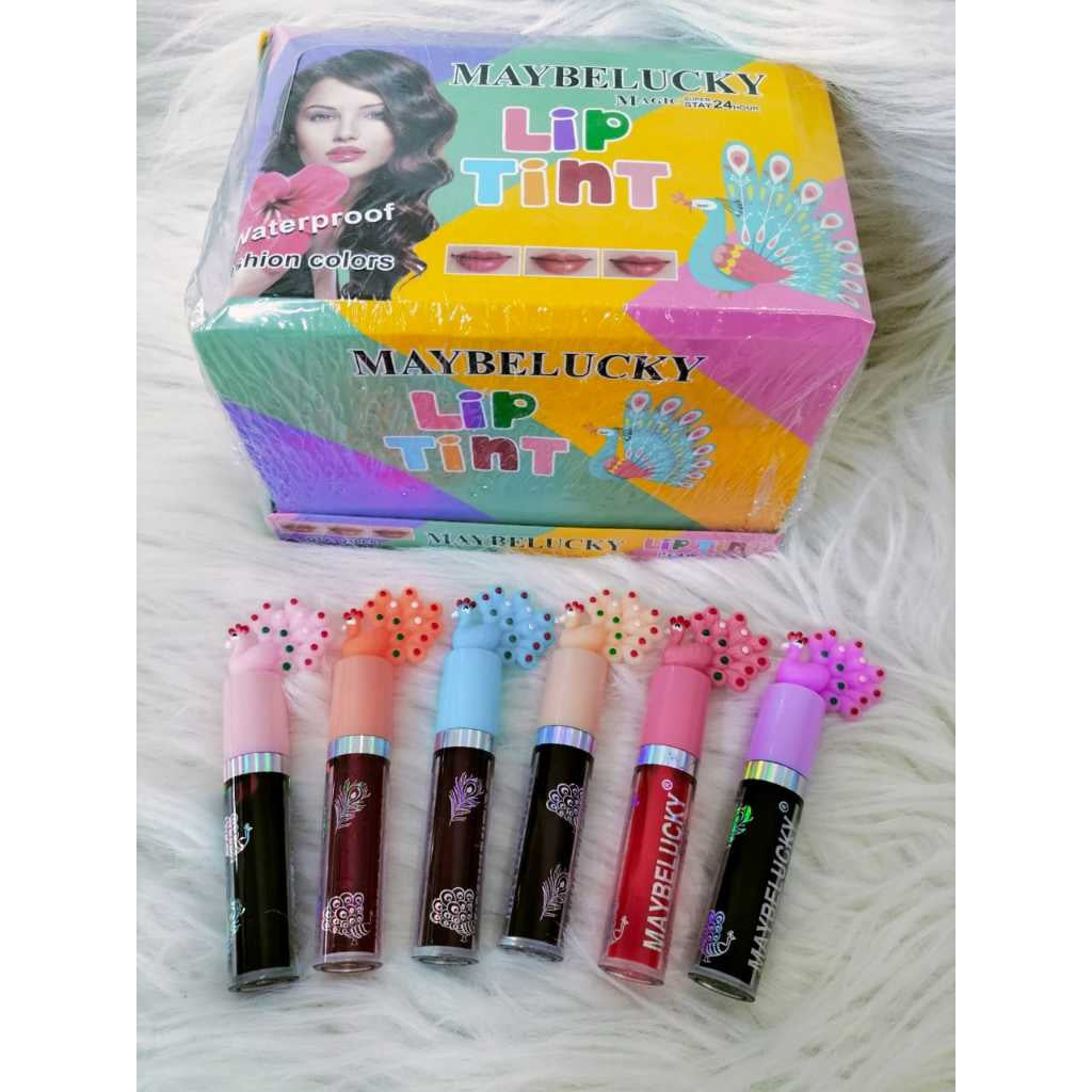 Maybelucky 24-Piece Waterproof Lip Tint