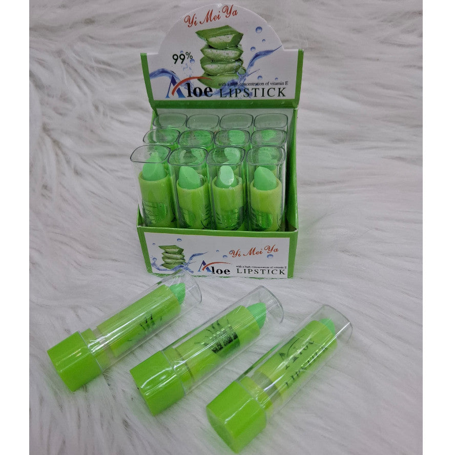 Aloe Vera Lip Stick 12pcs Set with Vitamin E