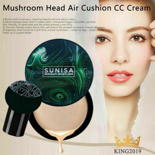 SUNISA Mushroom Head BB Cream Moisturizing Foundation